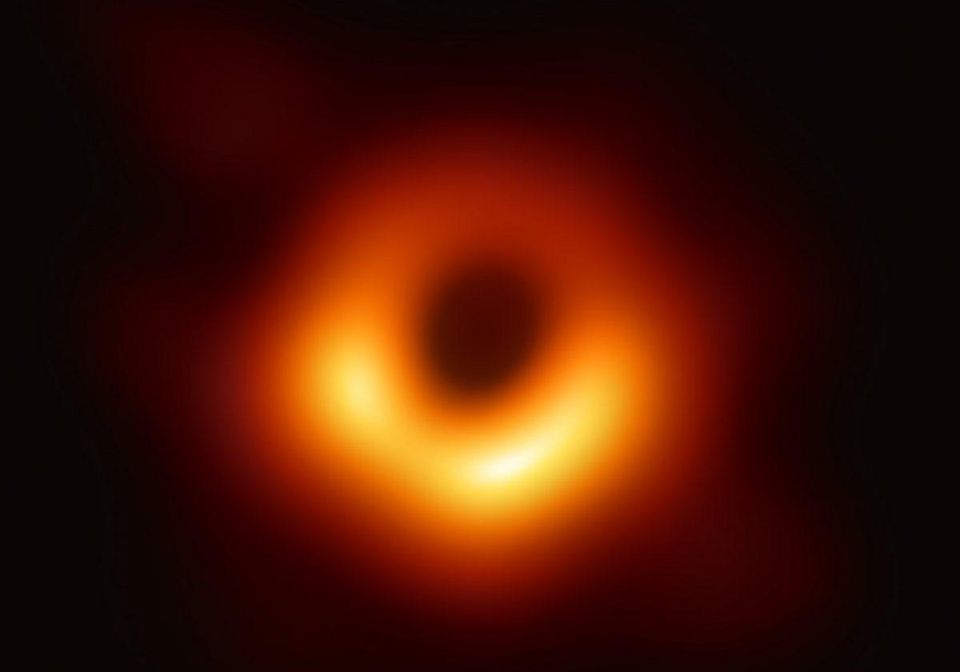 black hole first image